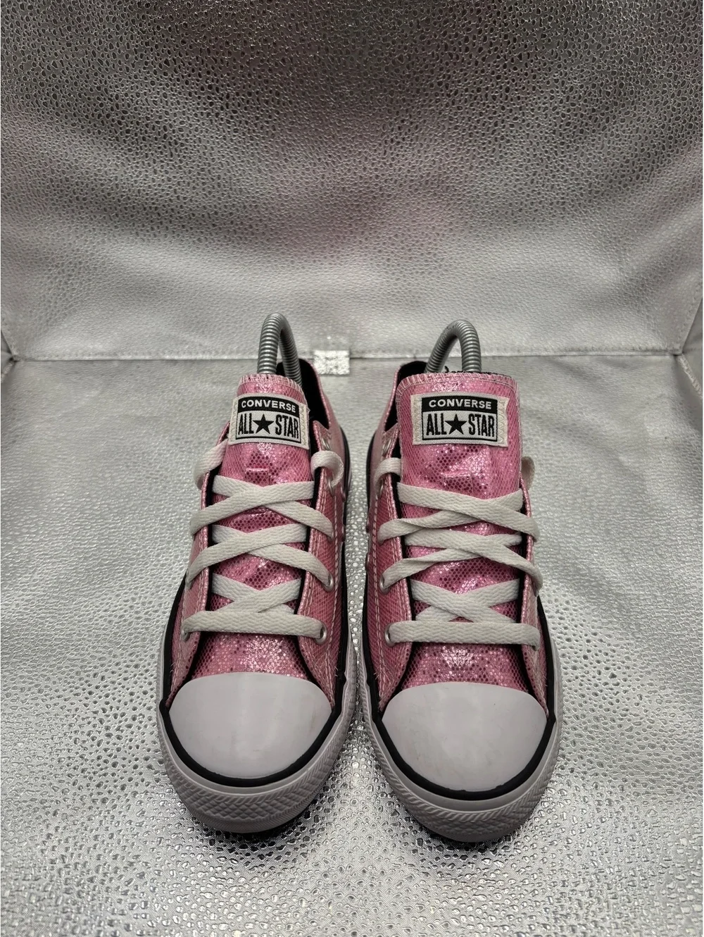 Converse chuck taylor allStar low glitter pink